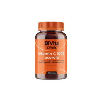 BIVITS ACTIVA VITAMIN C 1000 ACEROLA TABLETE A60 BIVITS ACTIVA VITAMIN C 1000 ACEROLA TABLETE A60